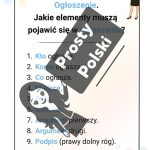 Ogłoszenie - elementy