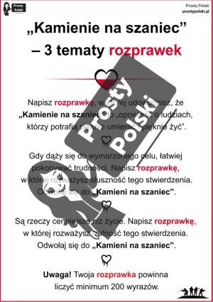 9 tematów wypracowań z „Kamieni na szaniec”