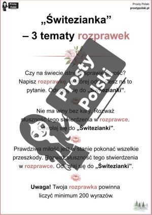 9 tematów wypracowań ze „Świtezianki”