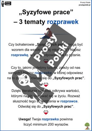 9 tematów wypracowań z „Syzyfowych prac”