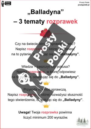 9 tematów wypracowań z „Balladyny”