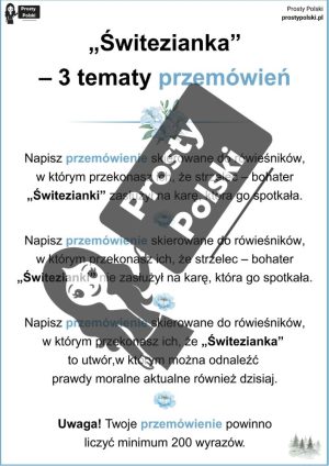 9 tematów wypracowań ze „Świtezianki”
