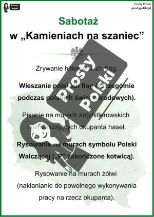 Sabotaż i dywersja w „Kamieniach na szaniec”