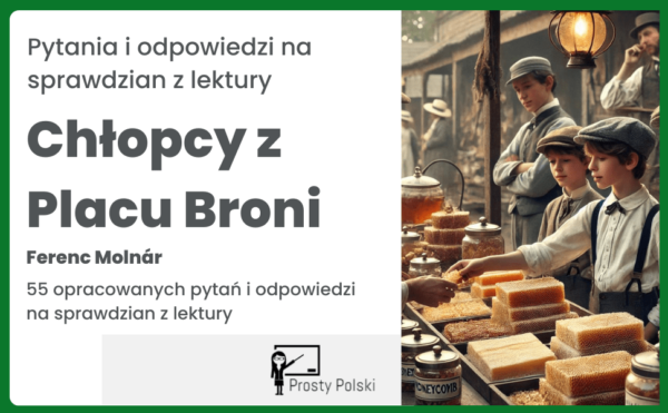 Chłopcy z Placu Broni pytania na sprawdzian