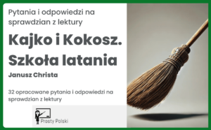 „Kajko i Kokosz. Szkoła latania” – 32 pytania na test z lektury wraz z odpowiedziami