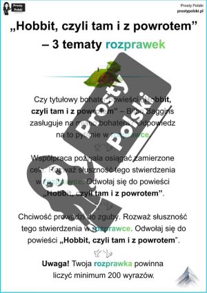 9 tematów wypracowań z „Hobbita”