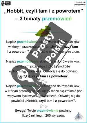 9 tematów wypracowań z „Hobbita”