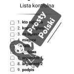 Lista kontrolna. Ogłoszenie na egzamin ósmoklasisty