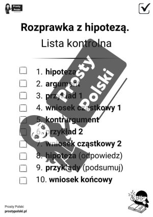 Listy kontrolne (wypracowania)