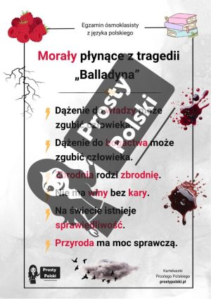 „Balladyna”. Cytaty, morały