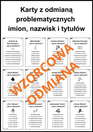Odmiana problematycznych imion, nazwisk i tytułów