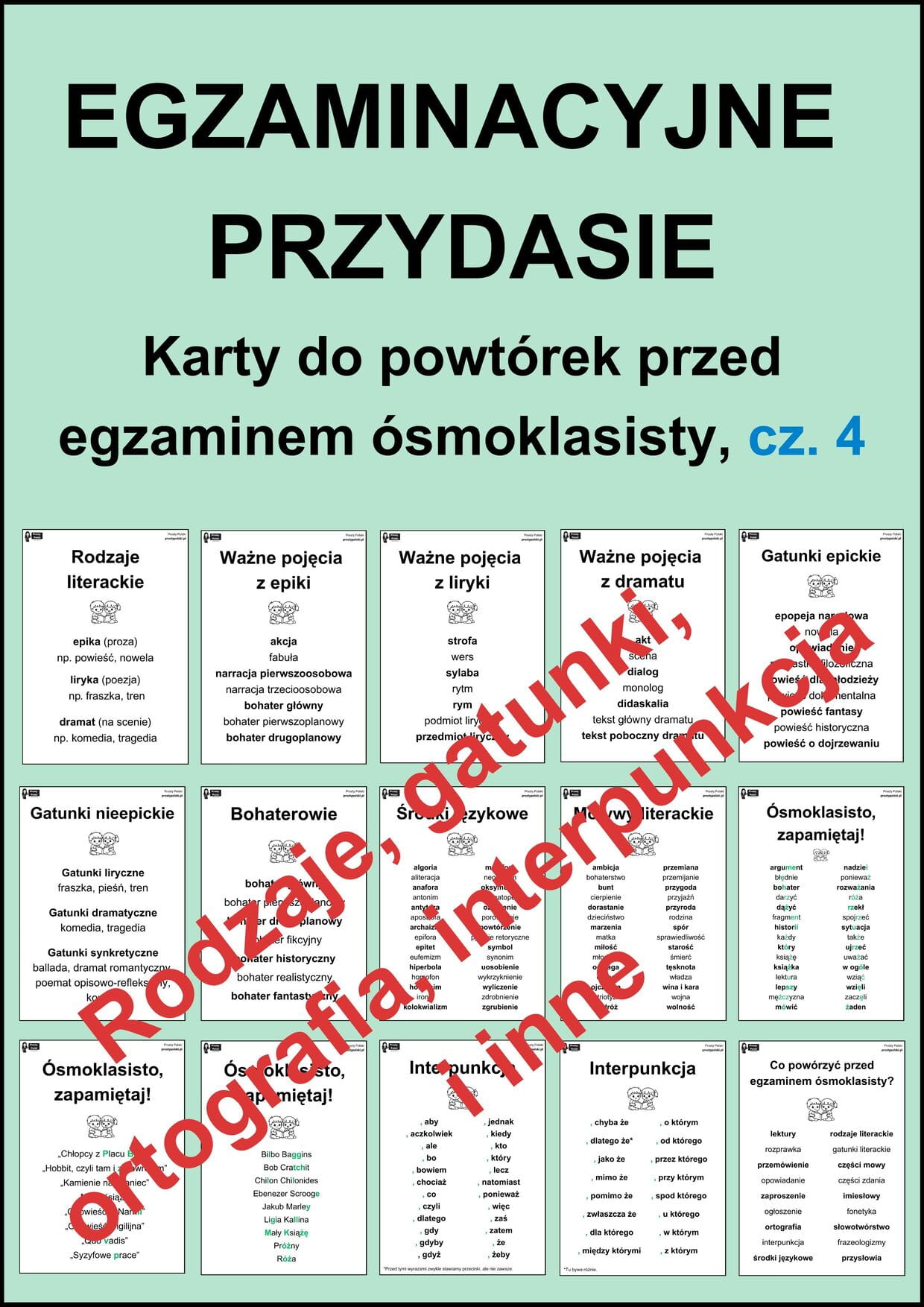 Notatki do powtórek przed E8, cz. 4