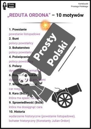 „Reduta Ordona”. 10 motywów