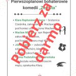 Pierwszoplanowi bohaterowie z Zemsty